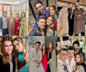 Kriti Sanon shares a wholesome family moment during Lohri celebration Kriti Sanon shares a wholesome family moment during Lohri celebration