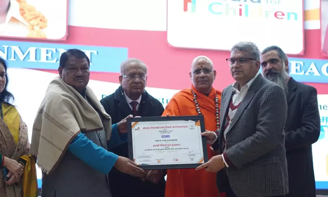 India For Children Wins Prestigious Swami Vivekanand Award for Championing Child Rights