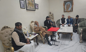 Pashupati Paras meets Lalu Prasad Yadav on Makar Sankranti