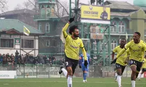 I-League 2024-25: 10-men Real Kashmir hold fort against Sreenidi Deccan