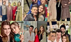 Kriti Sanon shares a wholesome family moment during Lohri celebration