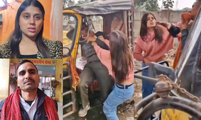 UP: Auto driver files complaint after video of woman attacking him goes viral; both sides speak out