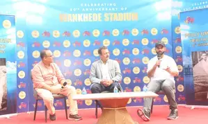 Ajinkya Rahane joins MCA in a special event for groundsmen, 1974 Mumbai team members
