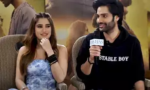 Aaman Devgan and Rasha Thadani are glad for their Hindi fluency