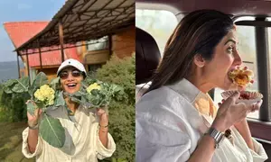 Shilpa Shetty is making the most if her farm life Shilpa Shetty is making the most if her farm life