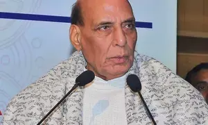 Rajnath Singh discusses defence ties with UK counterpart