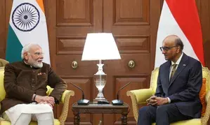 PM Modi discusses ‘futuristic sectors’ with Singapore President