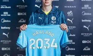Haaland signs contract extension with Man City till 2034