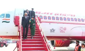 Singapore President arrives in Bhubaneswar on two-day Odisha visit