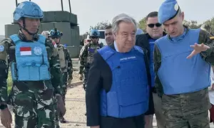 UN chief calls for halt of Israeli military operations in Lebanon