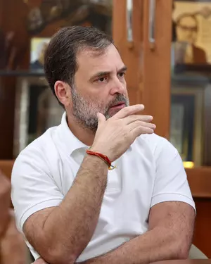 Rahul Gandhi in fresh row, BJP accuses him of disrespecting National Anthem