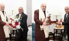 Manipur Governor discusses states situation with HM Amit Shah