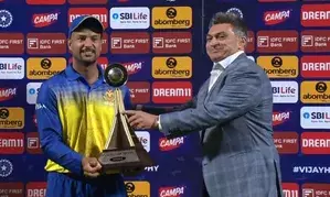 Vijay Hazare Trophy: Karnataka resist Vidarbha fightback to win high-scoring final by 36 runs