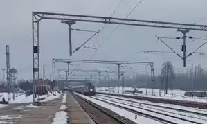 Railway milestone: 18-coach trial run on Katra-Budgam track in J&K