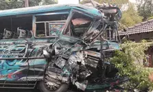Sri Lanka: Over 35 hospitalised after bus collision