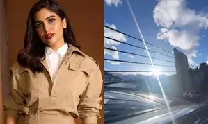 Bhumi Pednekar enroute Davos 2025 World Economic Forum in Switzerland
