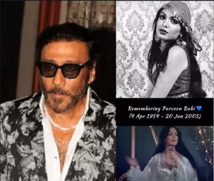 Jackie Shroff pays a tribute to Parveen Babi on 20th death anniversary Jackie Shroff pays a tribute to Parveen Babi on 20th death anniversary