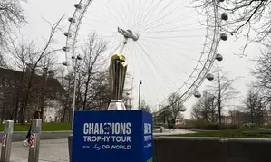 Champions Trophy tour thrills cricket fans in England before arriving in India