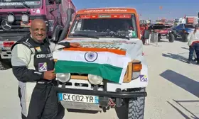 Sanjay Takale returns to heros welcome after making history at Dakar