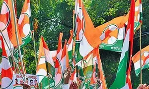 Youth Congreess workers stage protest against BJP govt in Bhubaneswar