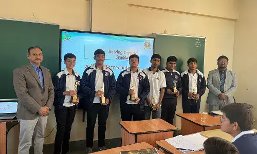 Extra-C Organizes Cryptic Crossword Workshop and Contest at The Jain International School, Bilaspur