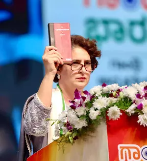 Congress leaders prepared to sacrifice lives for people, equality & democracy: Priyanka Gandhi Congress leaders prepared to sacrifice lives for people, equality & democracy: Priyanka Gandhi