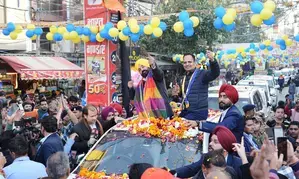 BJP’s balloon deflating, says Punjab CM at Delhi roadshows