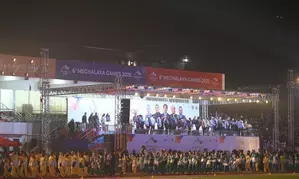 CM Sangma inaugurates 6th Edition of Meghalaya Games