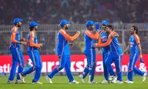 1st T20I: Chakaravarthy picks 3-23 as bowlers help India bowl out England for just 132