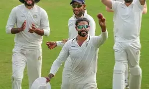 Ranji Trophy: Jadeja takes five while batters flounder on return to domestic red-ball cricket