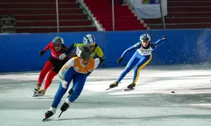 KIWG 2025: Telangana’s Nayana Sri skates to gold in women’s 500m short track