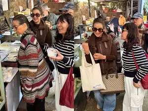 Manisha Koirala stock ups for the week from Farmers Market