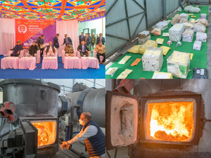 Seized drugs worth Rs 435 crore disposed of in Manipur, Nagaland