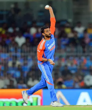 2nd T20I: Axar and Varun take two wickets each as England set India a target of 166 2nd T20I: Axar and Varun take two wickets each as England set India a target of 166