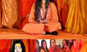 Mamta Kulkarni breaks down in tears during her ‘sanyas’ ritual