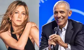Jennifer Aniston reacts to rumours of her romance with Barack Obama