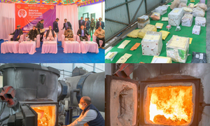 Seized drugs worth Rs 435 crore disposed of in Manipur, Nagaland