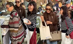 Manisha Koirala stock ups for the week from Farmers Market