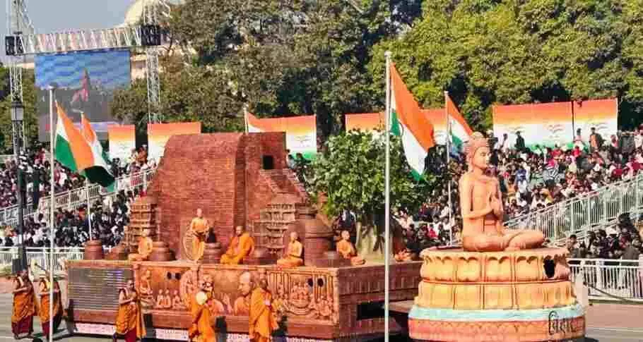 Bihars Tableau Captivates Audiences at Republic Day Celebration on Kartavya Path Bihars Tableau Captivates Audiences at Republic Day Celebration on Kartavya Path