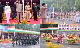Odisha governor Babu Kambhampati unfurls Tricolour in Bhubaneswar