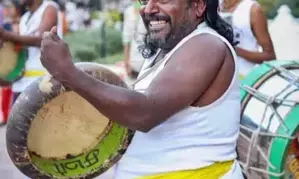 Speechless and overjoyed with Padma Shri honour, says Parai artist Velu Aasan