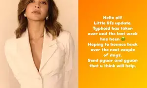 Kriti Kharbanda suffers from typhoid