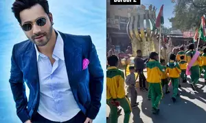 Varun Dhawan teases Border 2 while watching kids march proudly on Republic Day Varun Dhawan teases Border 2 while watching kids march proudly on Republic Day