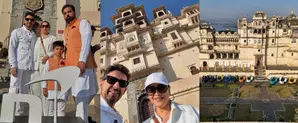 Madhuri Dixit spends family time in the city of lakes Madhuri Dixit spends family time in the city of lakes
