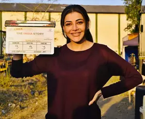Kajal Aggarwal kicks off first shooting schedule of ‘The India Story’ Kajal Aggarwal kicks off first shooting schedule of ‘The India Story’