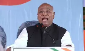 RSS, BJP are traitors who killed Mahatma Gandhi: Mallikarjun Kharge in Mhow