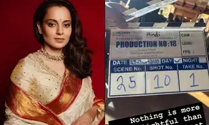 Kangana Ranaut reunites with R. Madhavan for her upcoming movie, shares BTS picture