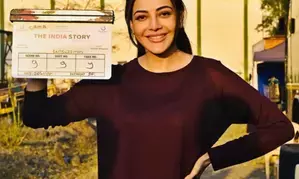 Kajal Aggarwal kicks off first shooting schedule of ‘The India Story’ Kajal Aggarwal kicks off first shooting schedule of ‘The India Story’