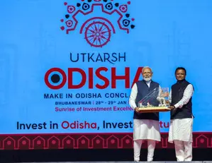 PM Modi inaugurates Utkarsh Odisha business conclave in Bhubaneswar PM Modi inaugurates Utkarsh Odisha business conclave in Bhubaneswar