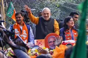 In Delhis Kalkaji, Amit Shah targets CM Atishi, Kejriwal over ‘politics of lies’